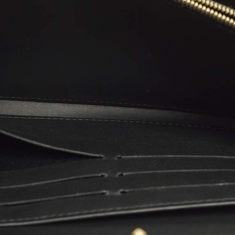 Pre Owned Louis Vuitton Sarah Portefeiulle Monogram Vernis Leather Wallet