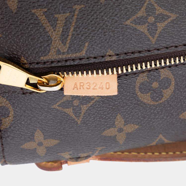 Pre Owned Louis Vuitton Brown Monogram Pochette Metis