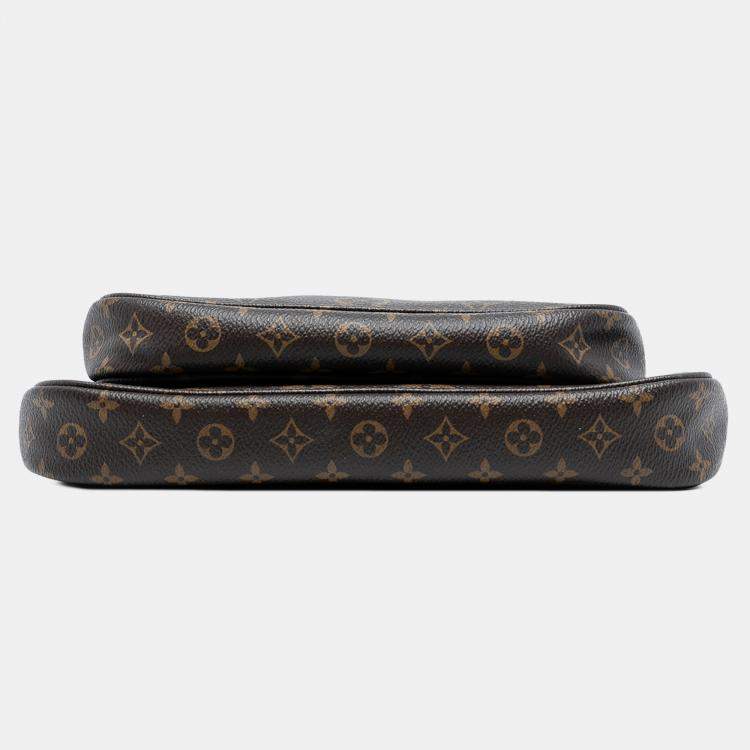 Pre Owned Louis Vuitton Brown Monogram Multi Pochette Accessoires
