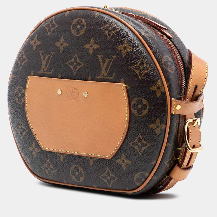 Pre Owned Louis Vuitton Brown Monogram Boite Chapeaux Souple MM