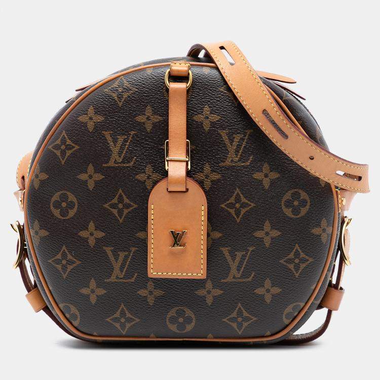 Pre Owned Louis Vuitton Brown Monogram Boite Chapeaux Souple MM