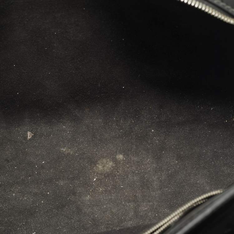 Pre Owned Louis Vuitton Pont Neuf PM Black Electric Epi Leather Bag