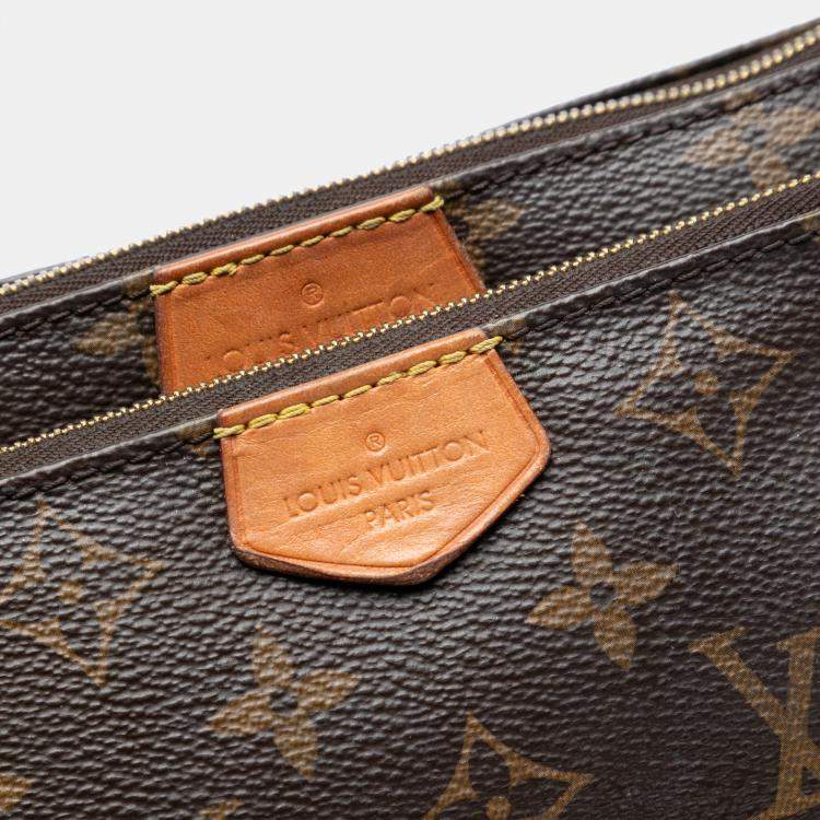Pre Owned Louis Vuitton Brown Monogram Multi Pochette Accessoires