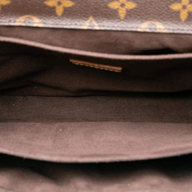 Pre Owned Louis Vuitton Brown Monogram Pochette Metis
