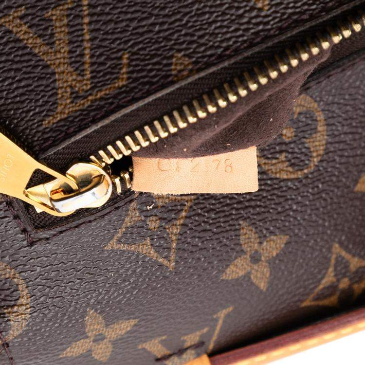 Pre Owned Louis Vuitton Brown Monogram Pochette Metis