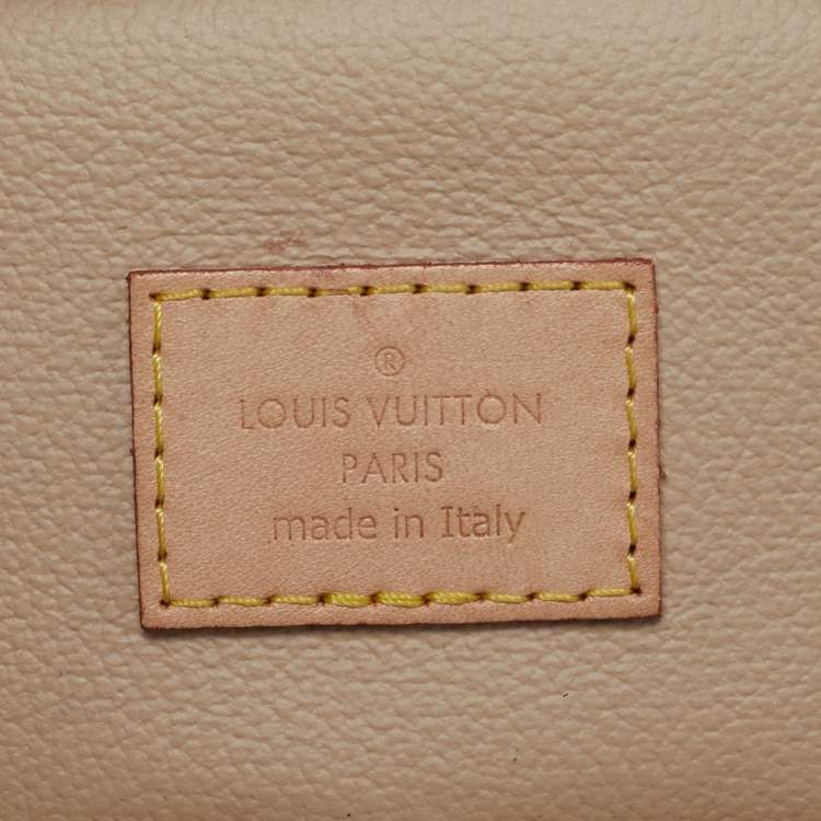 Pre Owned Louis Vuitton Nice Nano Monogram Canvas Pouch Clutch