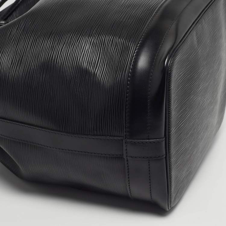 Pre Owned Louis Vuitton Noé GM Black Epi Leather Bucket Bag