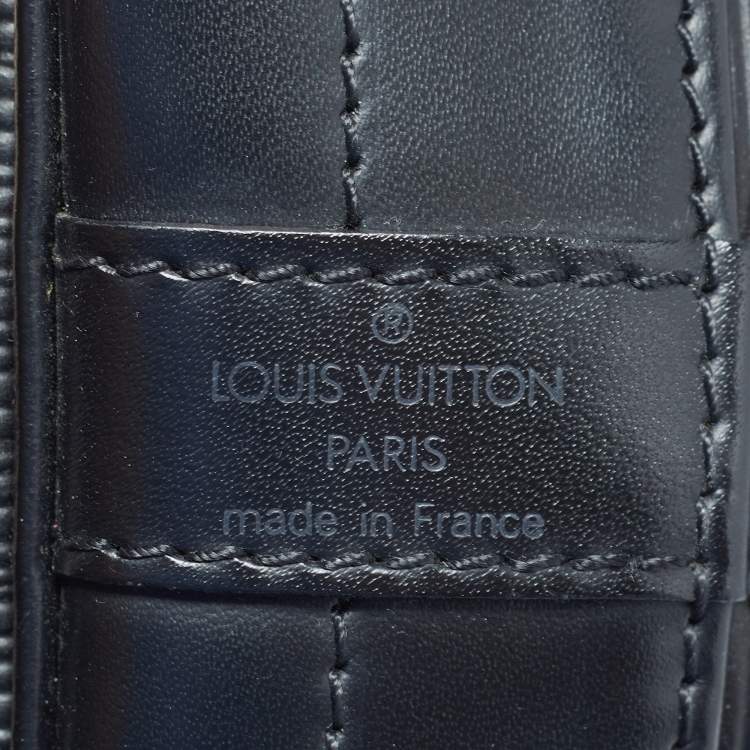 Pre Owned Louis Vuitton Noé GM Black Epi Leather Bucket Bag