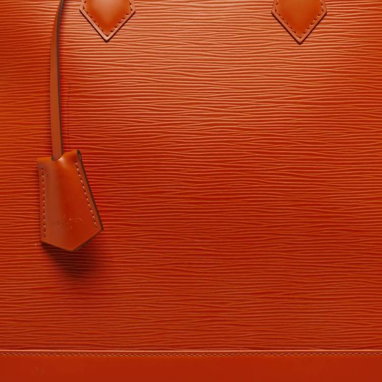 Pre Owned Louis Vuitton Alma GM Piment Epi Leather Satchel