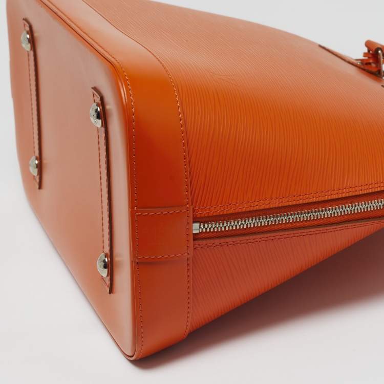 Pre Owned Louis Vuitton Alma GM Piment Epi Leather Satchel