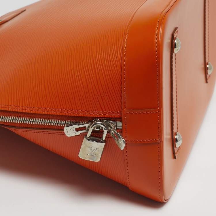 Pre Owned Louis Vuitton Alma GM Piment Epi Leather Satchel