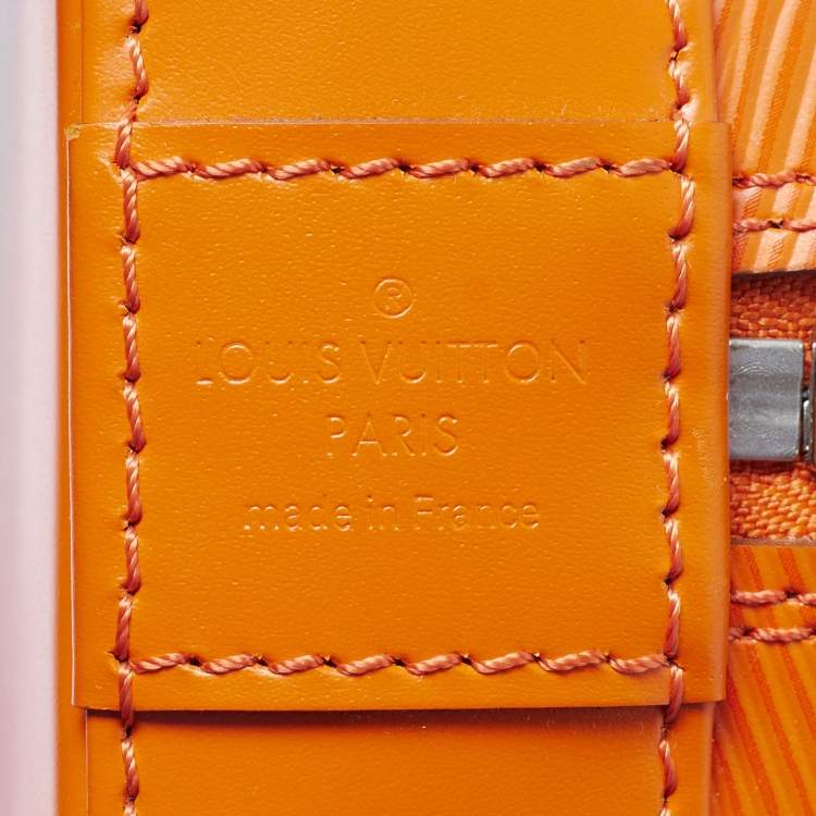 Pre Owned Louis Vuitton Alma GM Piment Epi Leather Satchel