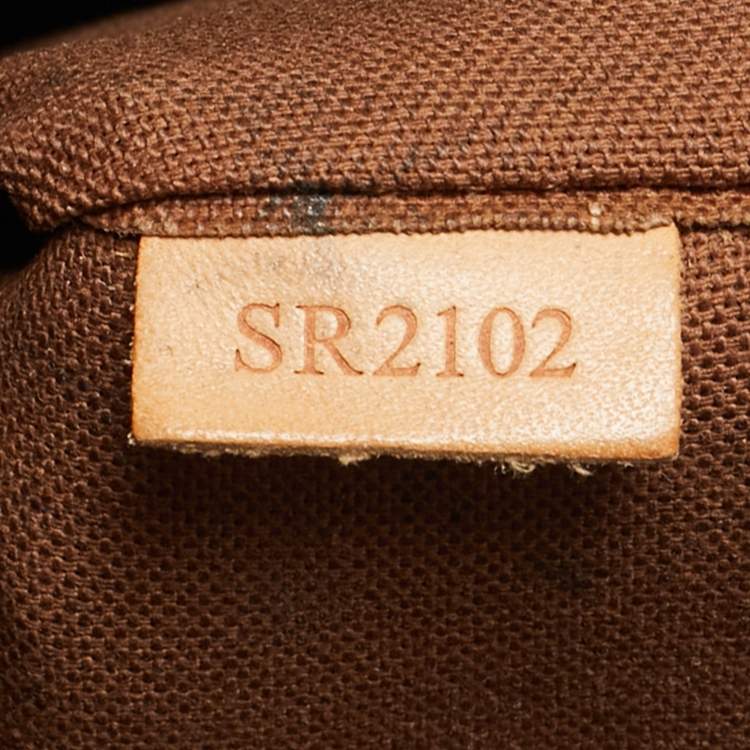 Pre Owned Louis Vuitton Palermo PM Monogram Canvas Bag