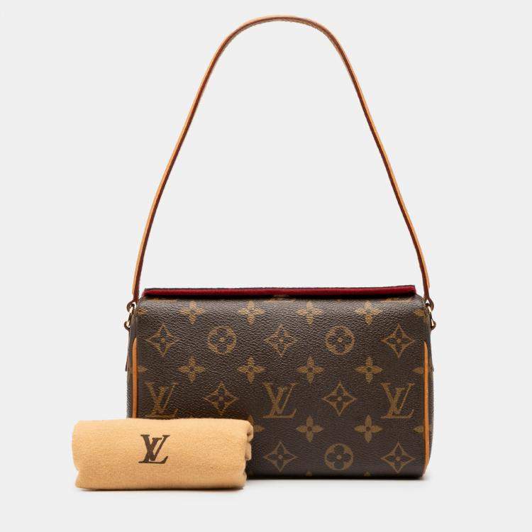 Pre Owned Louis Vuitton Brown Monogram Recital