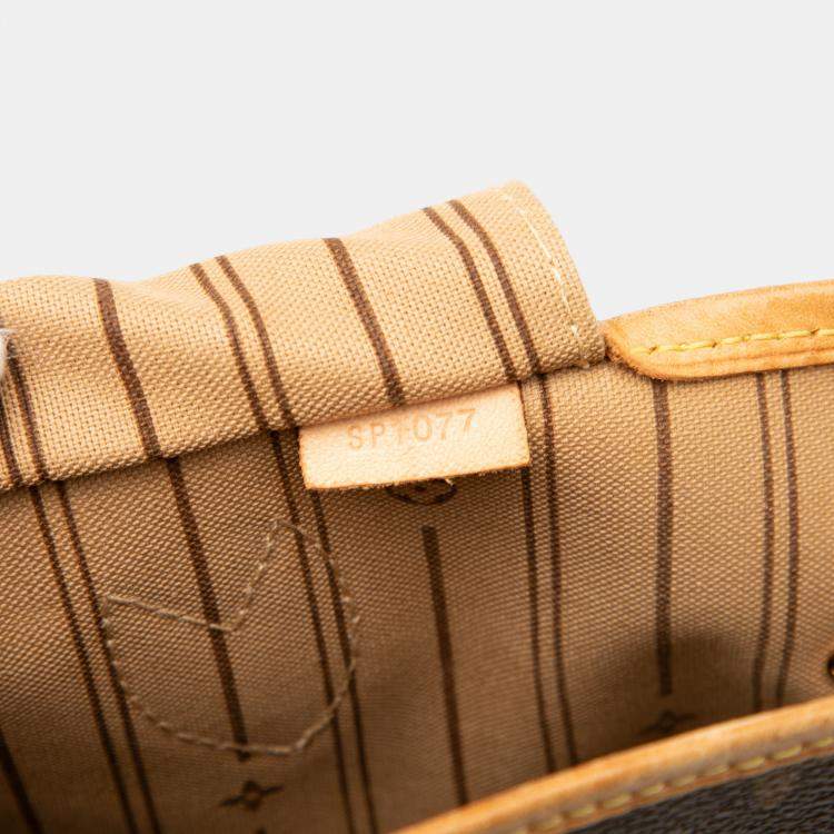 Pre Owned Louis Vuitton Brown Monogram Neverfull MM