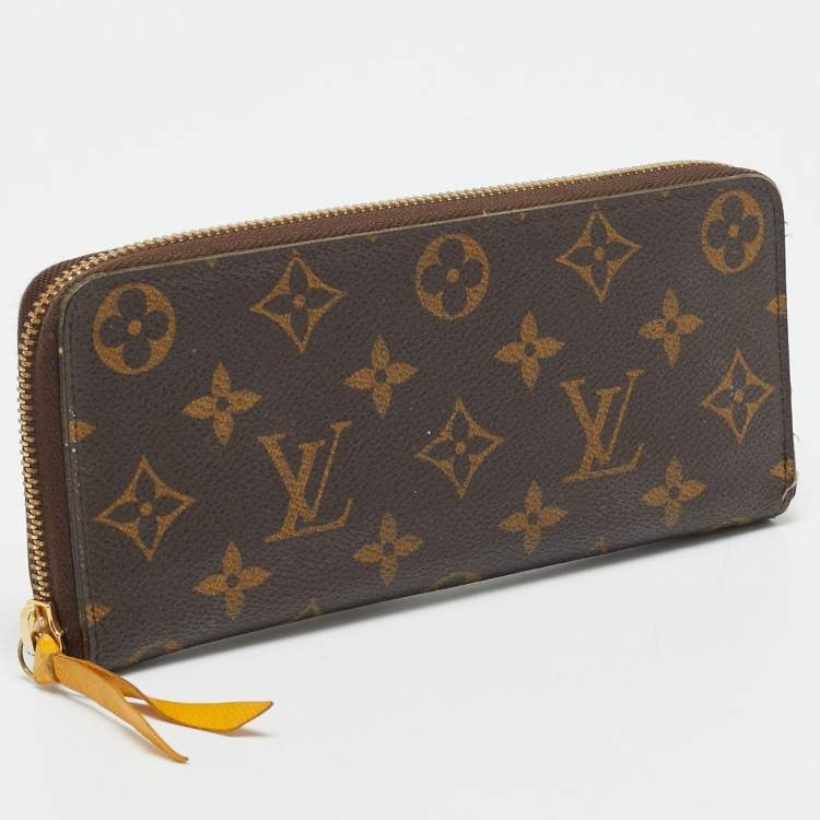 Pre Owned Louis Vuitton Clemence Monogram Canvas Wallet