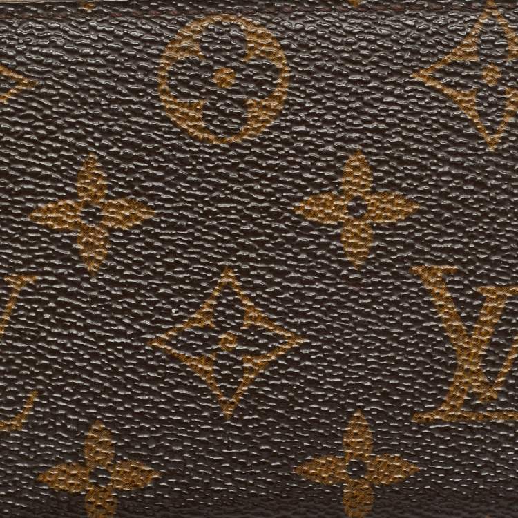 Pre Owned Louis Vuitton Clemence Monogram Canvas Wallet