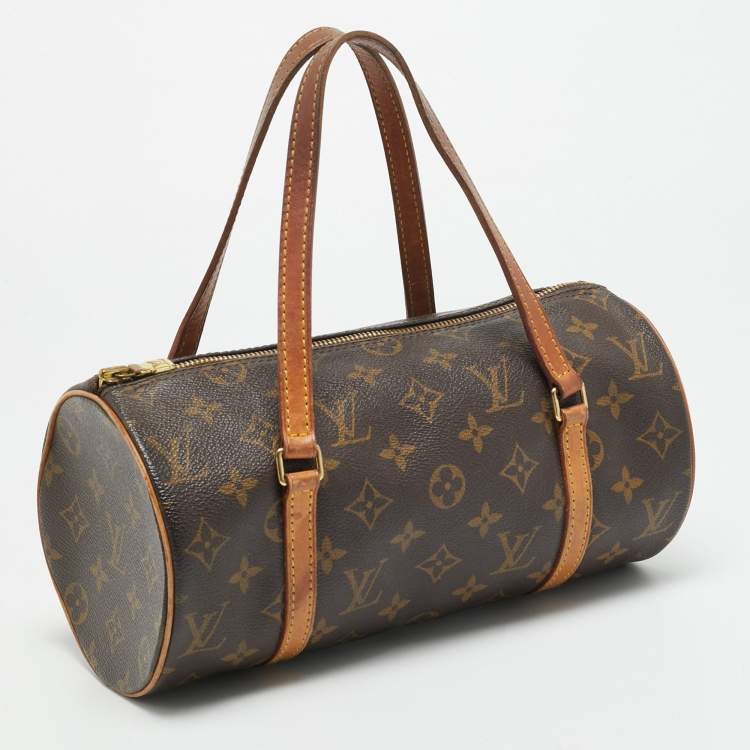 Pre Owned Louis Vuitton Papillon 26 Monogram Canvas Satchel