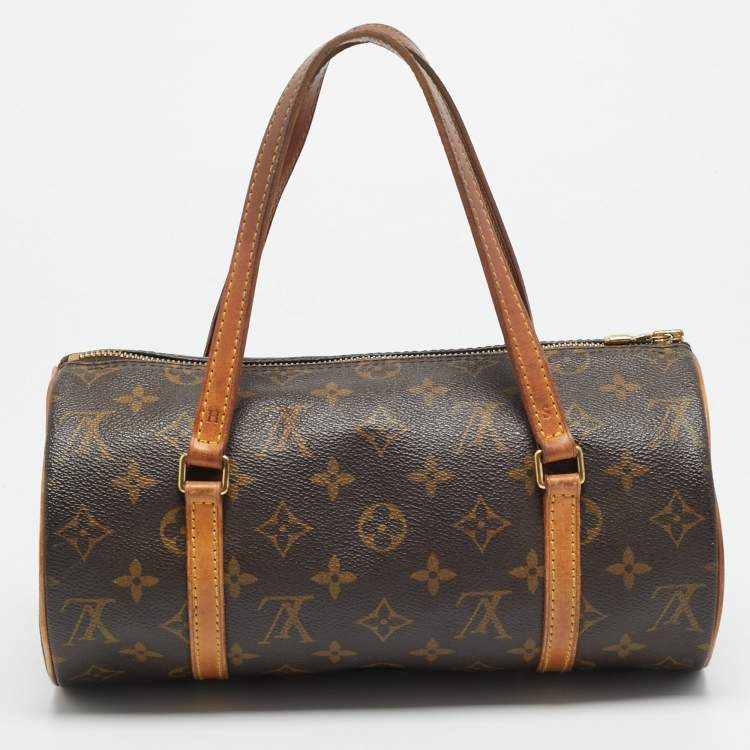 Pre Owned Louis Vuitton Papillon 26 Monogram Canvas Satchel