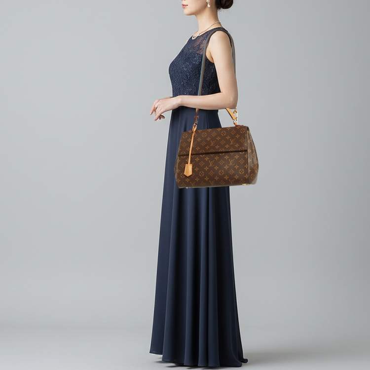 Pre Owned Louis Vuitton Cluny MM Monogram Canvas Bag