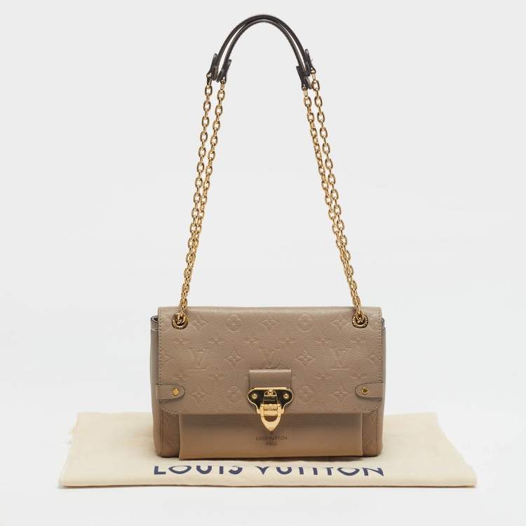 Pre Owned Louis Vuitton Vavin PM Dune Monogram Empreinte Leather Shoulder Bag