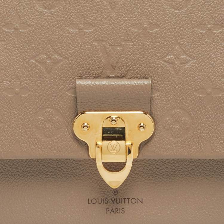Pre Owned Louis Vuitton Vavin PM Dune Monogram Empreinte Leather Shoulder Bag