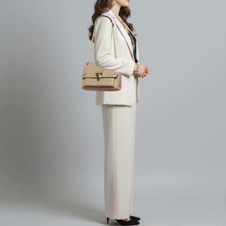 Pre Owned Louis Vuitton Vavin PM Dune Monogram Empreinte Leather Shoulder Bag