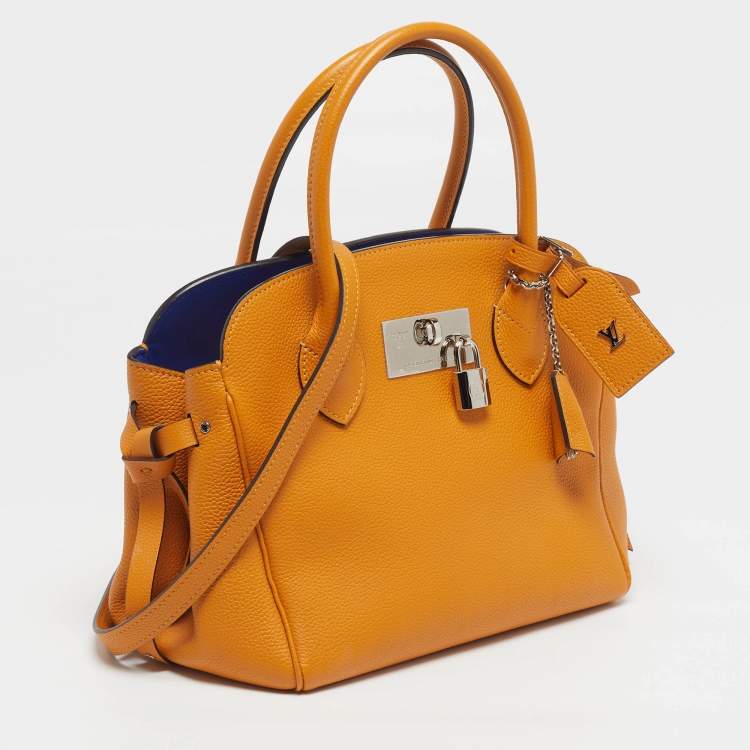 Pre Owned Louis Vuitton Milla PM Safran Leather Satchel