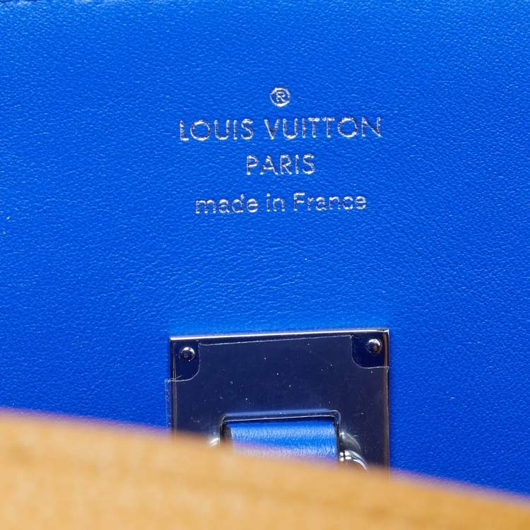 Pre Owned Louis Vuitton Milla PM Safran Leather Satchel