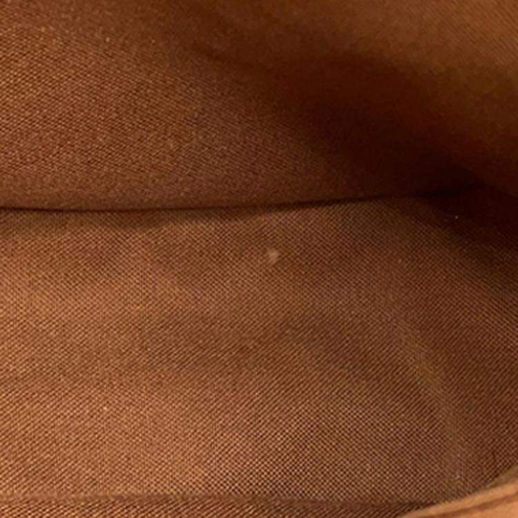 Pre Owned Louis Vuitton Brown Monogram Sac Bosphore