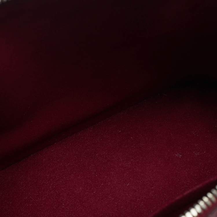 Pre Owned Louis Vuitton Alma BB Fuchsia Epi Leather Satchel