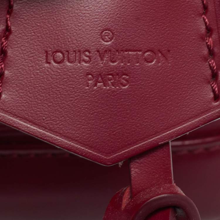 Pre Owned Louis Vuitton Alma BB Fuchsia Epi Leather Satchel