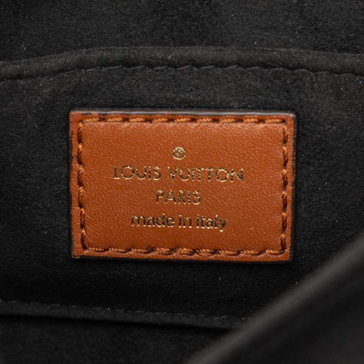 Pre Owned Louis Vuitton Brown Monogram Reverse Mini Dauphine