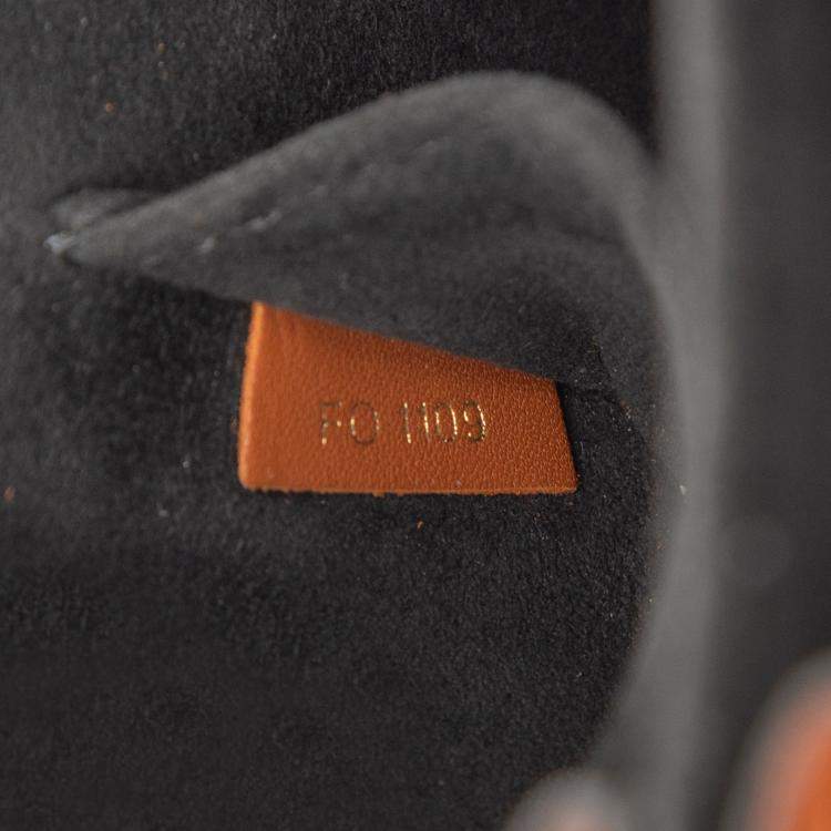 Pre Owned Louis Vuitton Brown Monogram Reverse Mini Dauphine