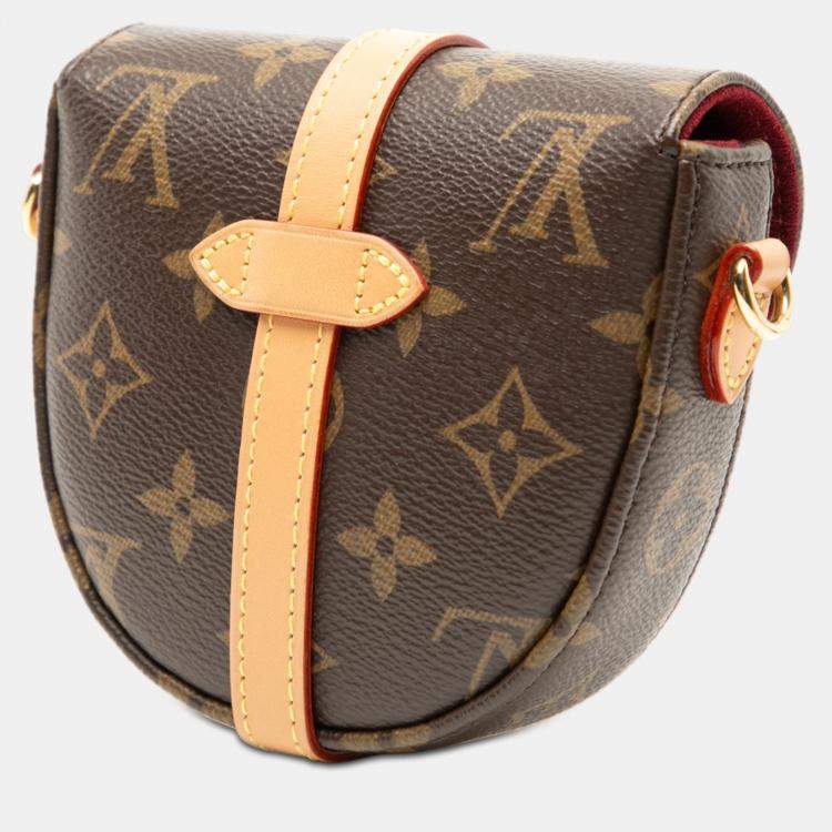 مملوكة مسبقًا Louis Vuitton Brown Monogram Micro Chantilly