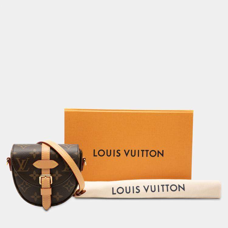 مملوكة مسبقًا Louis Vuitton Brown Monogram Micro Chantilly