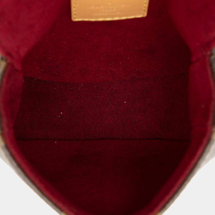 مملوكة مسبقًا Louis Vuitton Brown Monogram Micro Chantilly