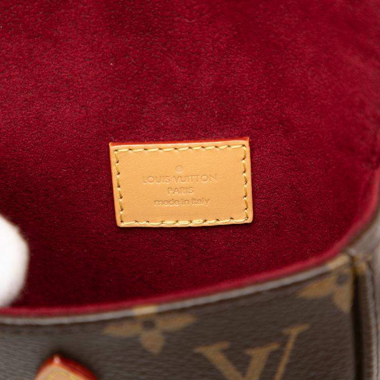 مملوكة مسبقًا Louis Vuitton Brown Monogram Micro Chantilly