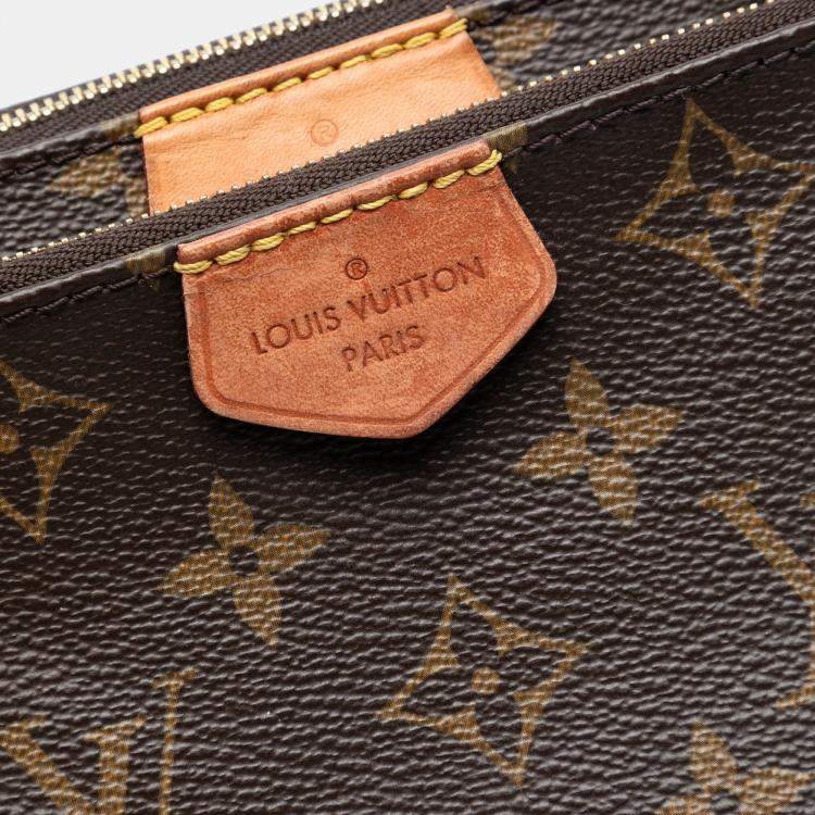 Pre Owned Louis Vuitton Brown Monogram Multi Pochette Accessoires