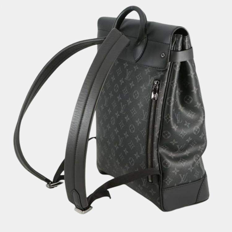 Pre Owned Louis Vuitton Black Monogram Eclipse Steamer