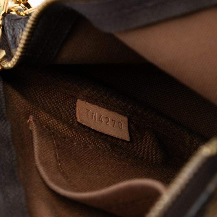 Pre Owned Louis Vuitton Brown Monogram Multi Pochette Accessoires