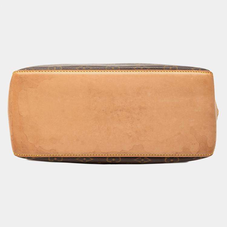 Pre Owned Louis Vuitton Brown Monogram Cabas Piano