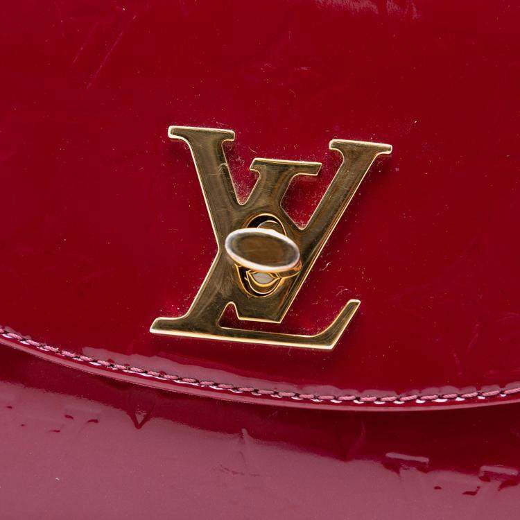 مملوكة مسبقًا Louis Vuitton Red Monogram Vernis Pasadena