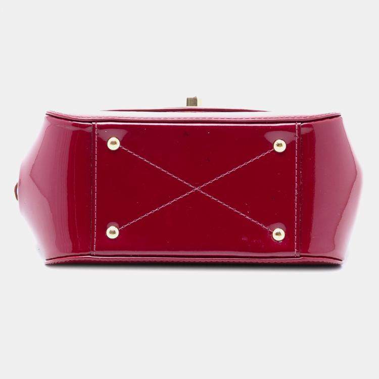 مملوكة مسبقًا Louis Vuitton Red Monogram Vernis Pasadena