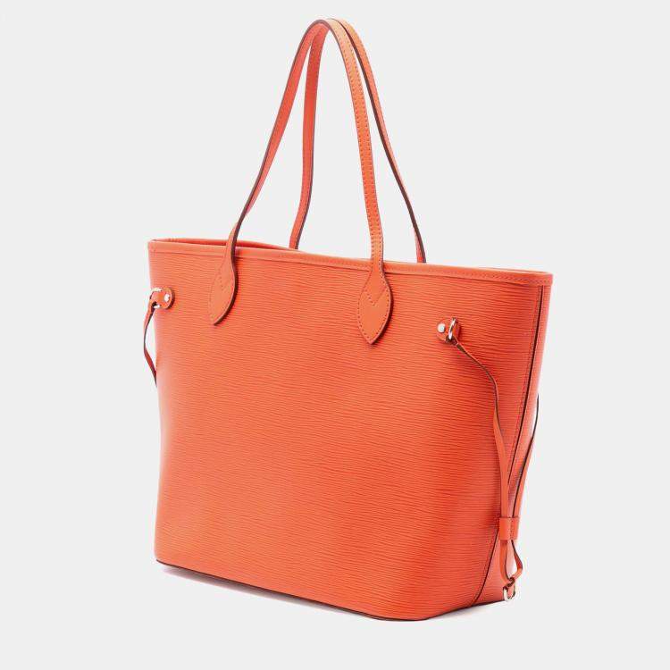 مملوكة مسبقًا Louis Vuitton Orange Epi Neverfull MM