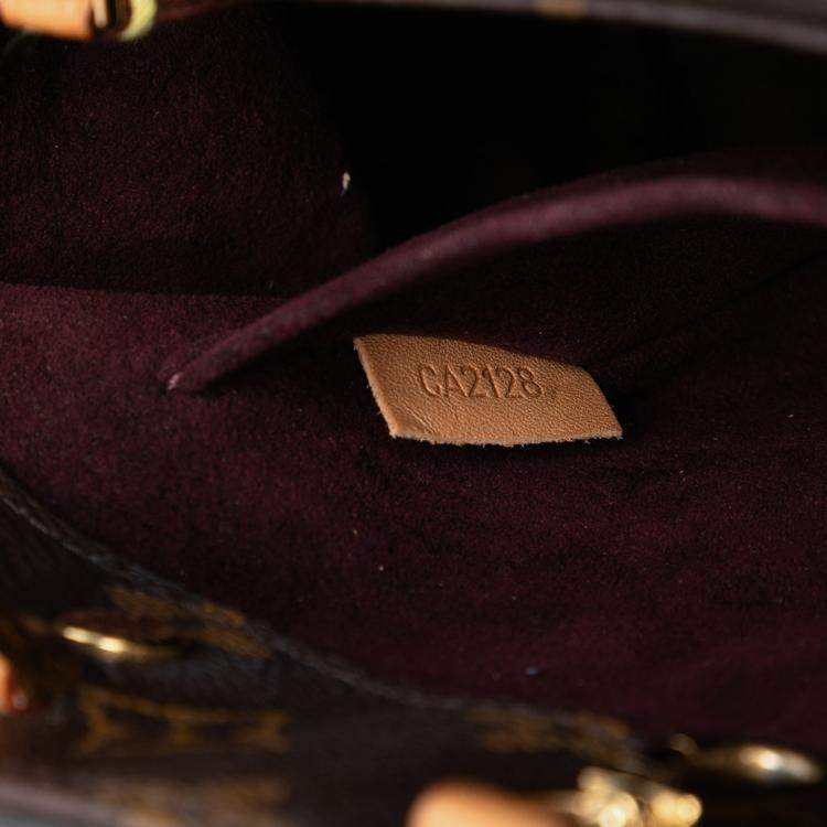 Pre Owned Louis Vuitton Brown Monogram Montaigne BB