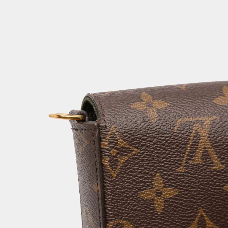 Pre Owned Louis Vuitton Brown Monogram Felicie Strap And Go