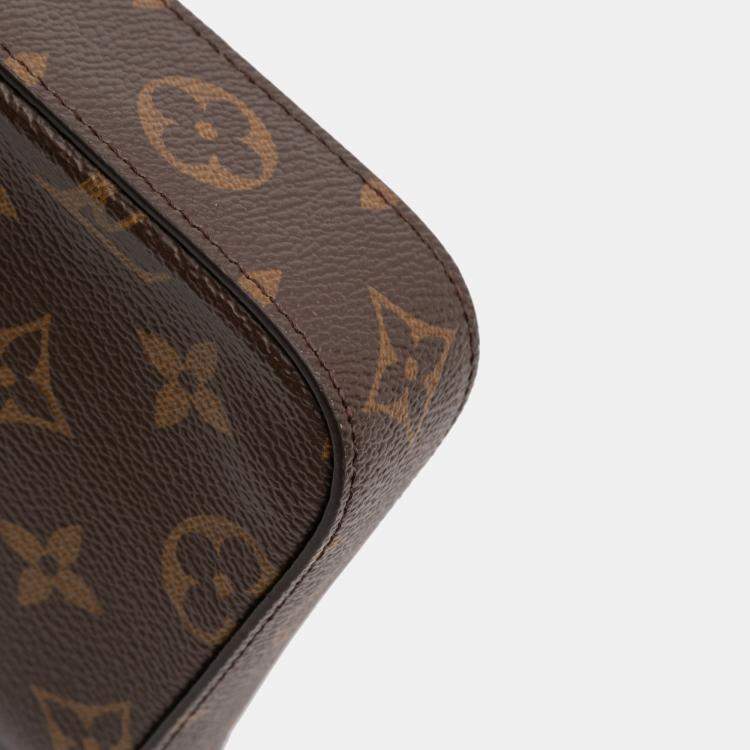 Pre Owned Louis Vuitton Brown Monogram Felicie Strap And Go