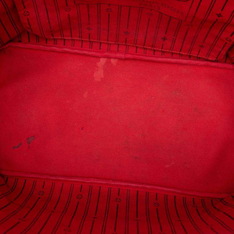 Pre Owned Louis Vuitton Brown Damier Ebene Neverfull GM