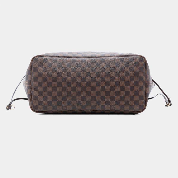 Pre Owned Louis Vuitton Brown Damier Ebene Neverfull GM